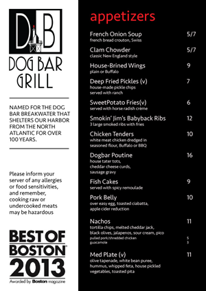 Menu Design by SarahQ for dog bar grill | Design #6456162