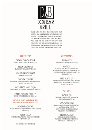 Menu Design by pixiecat84 for dog bar grill | Design #6492371