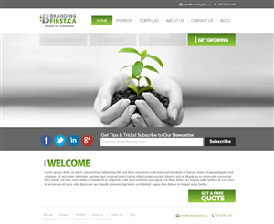 Branding First Website | Web-Design von TechWise