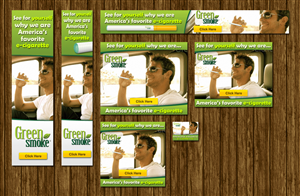 Banner Ad Design by Levardos for Green Smoke Inc | Design #1721529