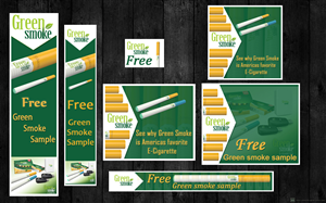 Banner Ad Design by SHANI90 for Green Smoke Inc | Design #1713884