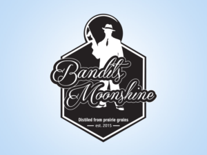 Bandits moonshine Alcohol production and marketing | Grafik-Design von IulianSz