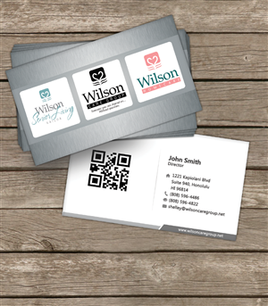 Wilson Care Group Business Card | Visitenkarten-Design von Sarah Mathews