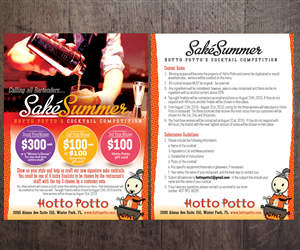 Restaurant Needs a Flyer Design for a Cocktail Competition | Flyer Design by see why