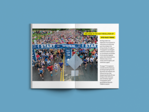 Brochure for our customers (race timing companies) to provide to their customers (race directors) | Broschüren-Design von Iwana Ioana