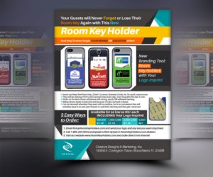 Room Key Wallet Flyer Design | Flyer Design by Intro Base