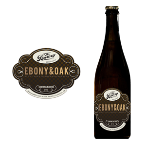 The Bruery - Ebony & Oak label | Graphic Design by deadPixel