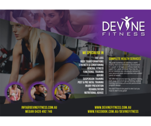 Personal Training Advertisment Poster | Poster Design by jeffdefy