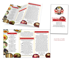 Menu Design by Marcy M