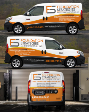 Logo and Advertising on Company Vehicle Van | Schilder-Design von Adi Saos