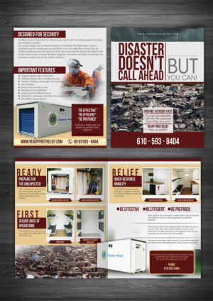 Post-Disaster Relief Shelters and Logistics Services | Brochure Design by yganess