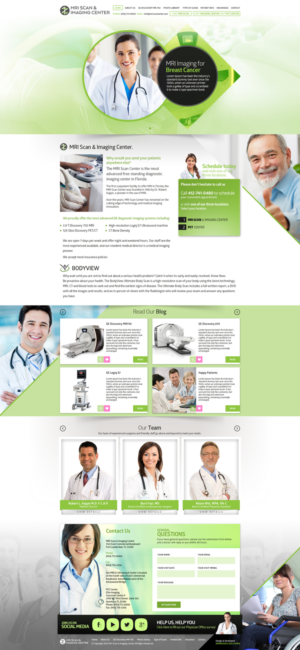 Web Design by Black Stallions Impressive Solutions for MRI Scan Center | Design #6841946