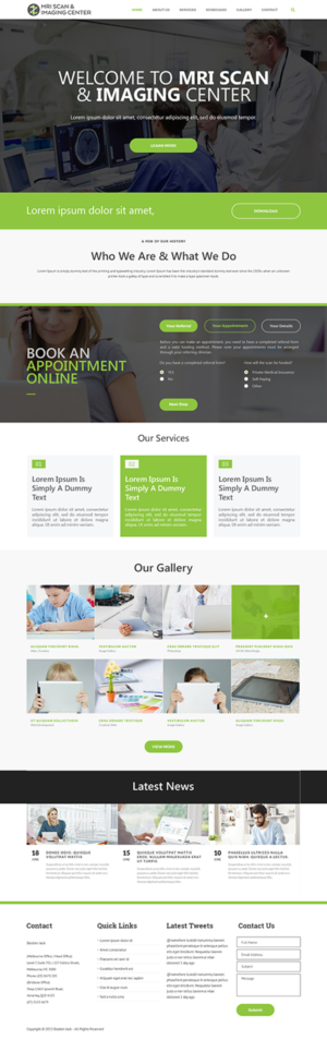 Web Design by iLibart for MRI Scan Center | Design #6819990