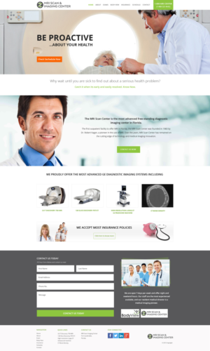 Web Design by Himanshi10 for MRI Scan Center | Design #6811327