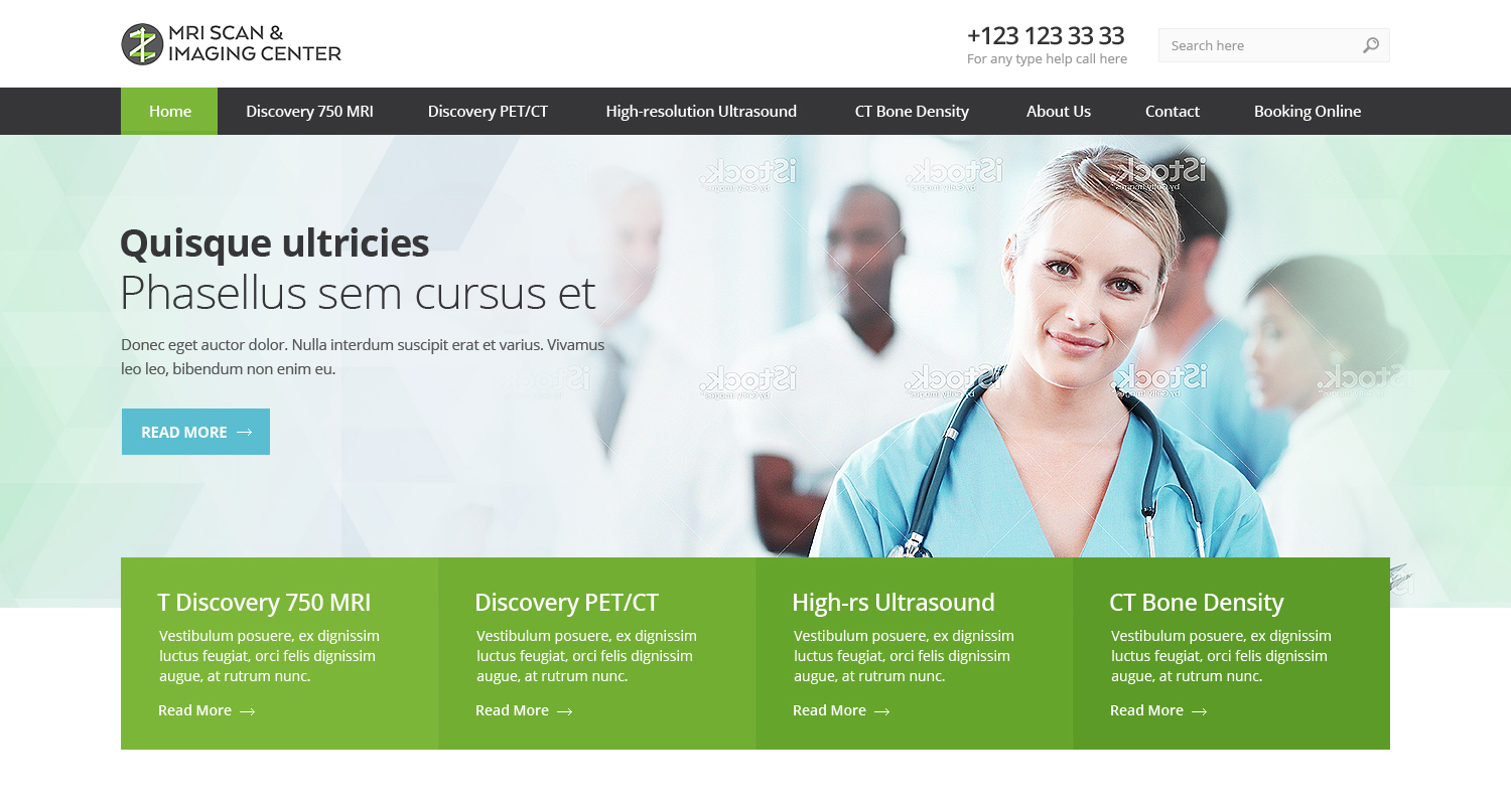 Web Design by Group Media for MRI Scan Center | Design #6833953