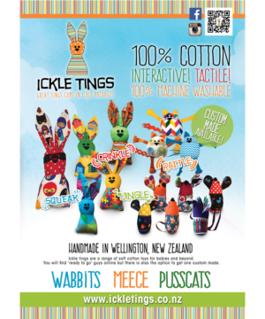 Colourful Flyer Design for handmade children's toys | Flyer Design by jeffdefy