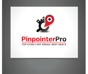 PinpointerPro - Top Cities | Hot Areas | Best Deals | Logo-Design von Blind