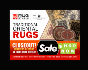 Texas Rug Gallery carpet  | Postkarten-Design von NatPearlDesigns