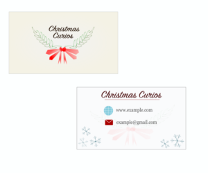 Logo and Business Card Design by nischDesigns for Christmas Curios | Design: #7030722