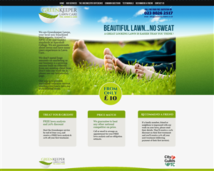 Web Design Project for lawn care business | Web Design by artistraman