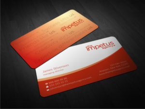 Modern but Professional Business Card Design for Public Relations Agency | Business Card Design by Atvento Graphics