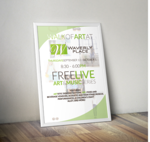 Event Flyer and Poster Design Needed for Walk of Art at Waverly Place | Flyer Design by INNOVA CREATIVE