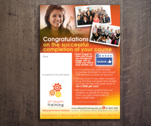 A Training Company needs an A5 Congratulations flyer Design for our Students | Flyer-Design von see why