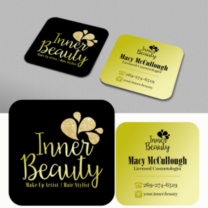 business card for make-up artist | Business Card Design by Ana White