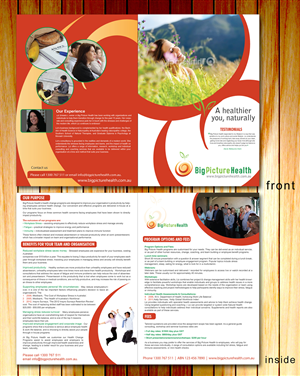 Natural Health company needs a corporate brochure design | Brochure Design by Sbss