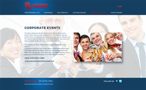 Website Design for a DJ Entertainment and Productions Comany | Web-Design von Robert Marks