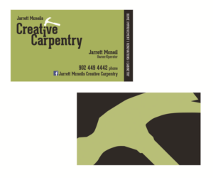 small carpentry bussines looking for bold bright business card  | Business Card Design by iD_intelligentDesign