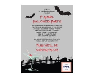 Halloween Event Poster for Cocktail Bar  | Poster-Design von january_vogel