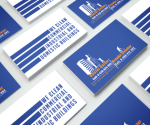 A-Grade Cleaning Contractors | Business Card Design by JK18