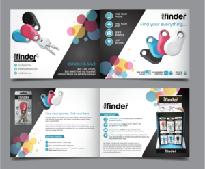 Wholesale company needs a sales brochure for our latest gadget- Key Finder. We sell to retailers | Brochure Design by alex989