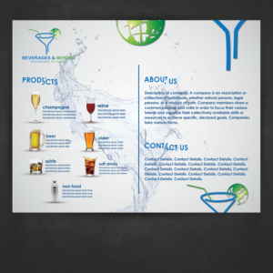 Beverages and Beyond (Business Flyers) | Flyer Design by baidya