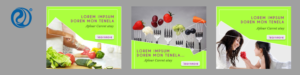 DESIGN 3 GEOMETRIC CATEGORY BANNERS FOR WEBSITE | Banner Ad Design by rdesign12