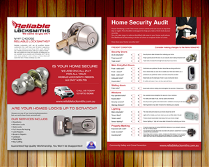 Home Security check flyer | Flyer Design by Sbss