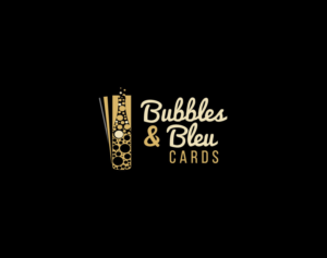 Logo Design by uniquetarget for Bubbles & Bleu Cards | Design #7220807