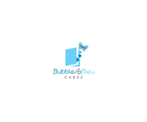 Bubbles & Bleu Cards | Logo Design by Dzains