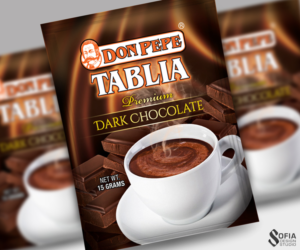 Don Pepe Premium Tablia Dark Chocolate 30 grams Part II | Packaging Design by SofiaDesignStudio