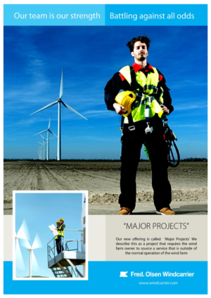 Major Projects Advertising Campaign (offshore wind) | Advertisement Design by Chinmayees