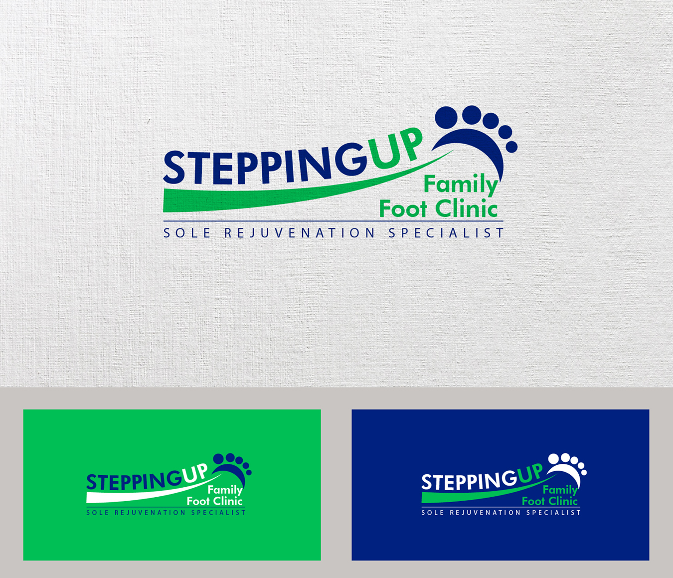 Logo Design by India079 for Stepping Up Family Foot Clinic | Design #7274680