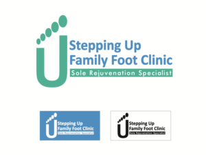 Logo Design by Nikki for Stepping Up Family Foot Clinic | Design #7357977