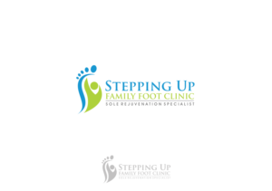 Logo Design by skydust for Stepping Up Family Foot Clinic | Design #7279570