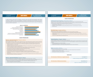 Resume Design by nreimer