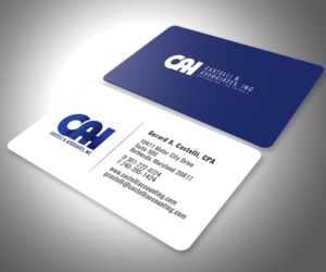 Clean Professional and minimalistic Accounting Firm Business Cards | Business Card Design by studio4design