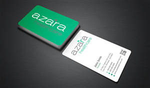 Azara Business Card  | Business Card Design by Sarah Mathews