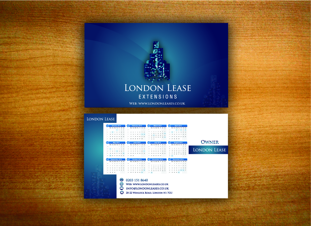 Business Card Design by creative.bugs for London Leases Extensions Limited | Design #7338148