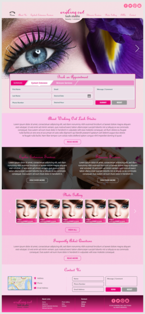 ***Winking Owl Lash Studio is in need of a web site makeover*** | Web Design by -Marc-