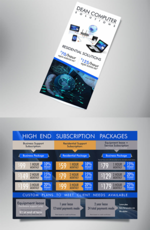 Broschüren-Design von ESolz Technologies für Dean Computer Solutions | Design #7400082